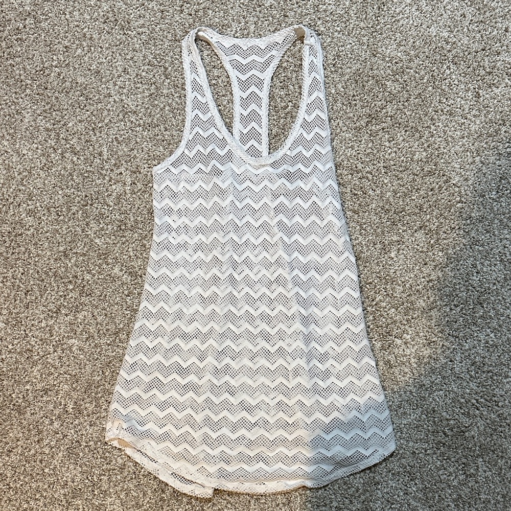 White Roxy Beach Coverup